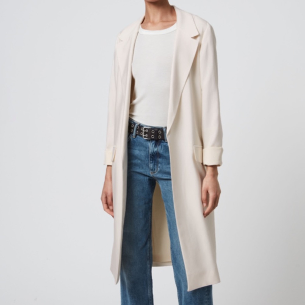 Allsaints Aleida Duster Ivory White